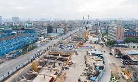 東部快線地鐵14號線明年通車，旭東圍擋廠家為城市安全建設美麗屏障！